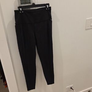 Spyder Size Large Black Activewear Leggings Like New